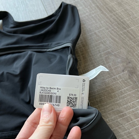 Lululemon Hike to Swim Bra in Black / Graphite Grey / Graphite Grey - Picture 5 of 8